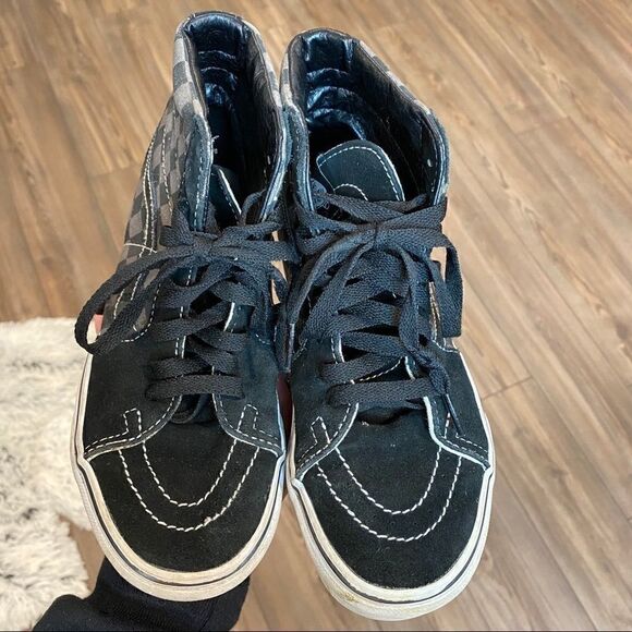 VANS - U SK8-HI SHOES IN BLACK/PEWTER 3.5 - Picture 5 of 8